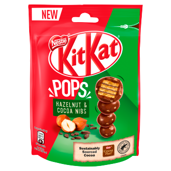 KITKAT POPS melkchocolade met hazelnoot - Nestlé Chocolade