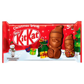 KITKAT Melk chocolade kerstman 5-pack