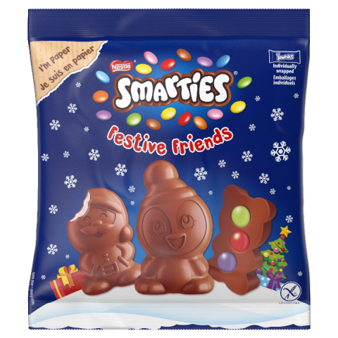 Smarties Melk chocolade kerst figuurtjes 