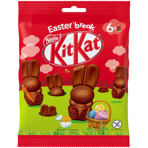 KITKAT Melkchocolade paashaas mini BOP