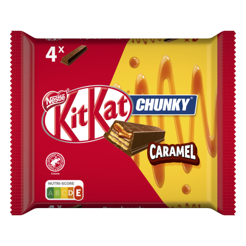 KITKAT Chunky Caramel 4-pack