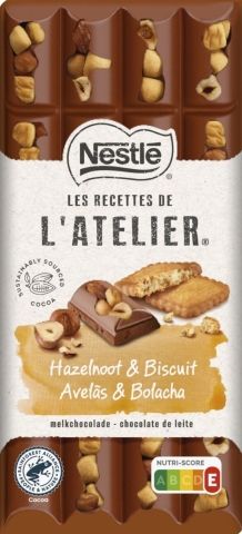 L'Atelier Hazelnoot & Biscuit melkchocolade