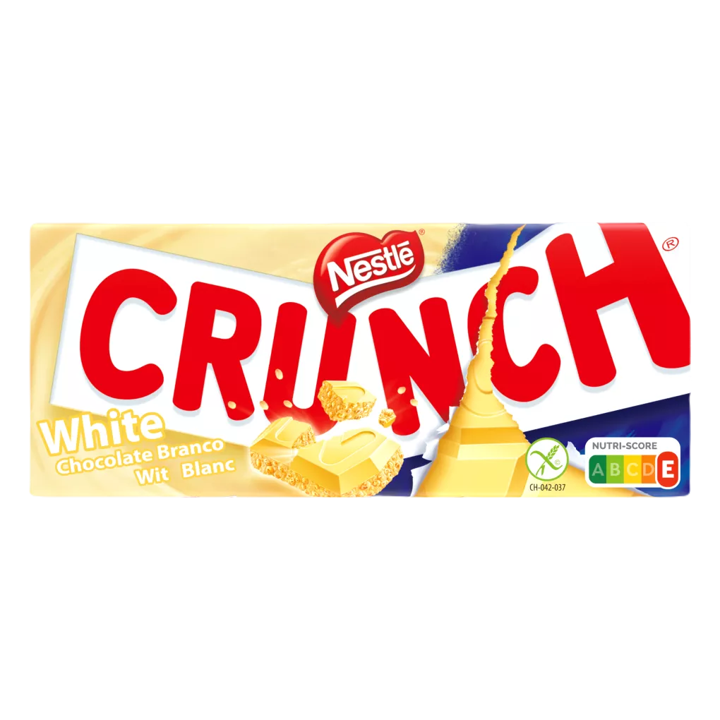 toespraak kogel Op de loer liggen NESTLÉ CRUNCH WITTE CHOCOLADE | Nestlé Chocolade