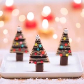 KITKAT chocolade kerstboompjes