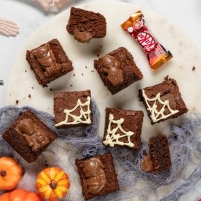 KITKAT Halloween brownie recept